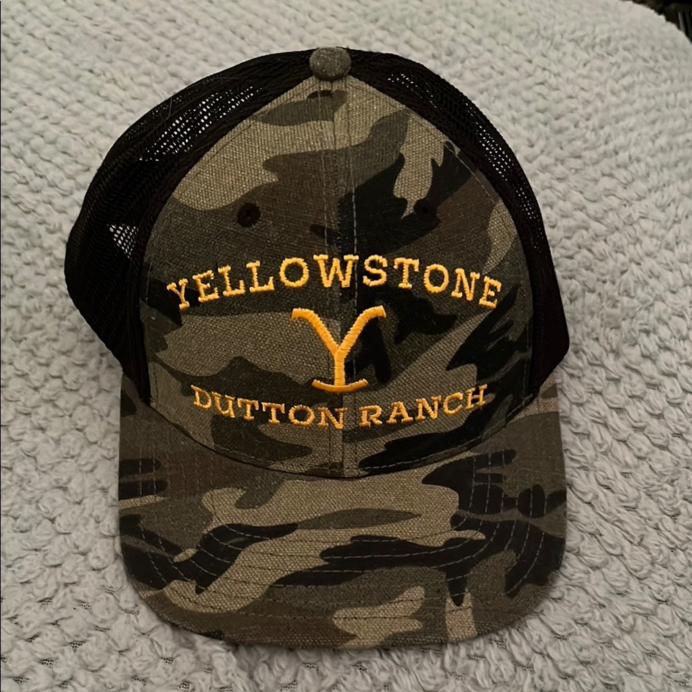 Camouflage Yellowstone Dutton Ranch Cap
